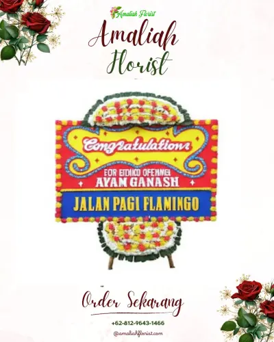 Bunga Papan Congratulation di Mayak